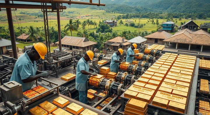 GHANA : ACCRA DURCIT LES RÈGLES SUR L’EXPORTATION DE L’OR